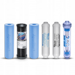 BIO PROTECT Water Filter Inserts Antibacterial Filter Set after 12 months.