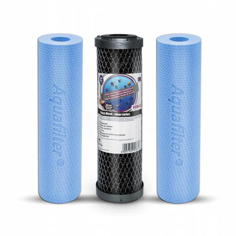 Vložky do filtru vody BIO PROTECT Sada antibakteriálních filtrů po 6 měsících.