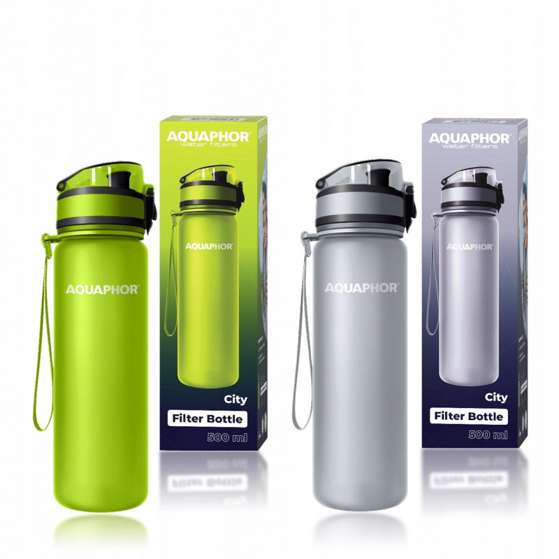 Aquaphor City water filtering bottle 2 pcs. Aquaphor City water filtering bottle 2 pcs.