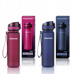 Aquaphor City water filtering bottle 2 pcs.