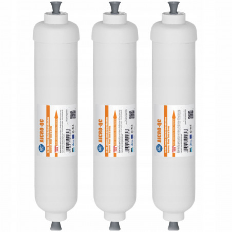 3x WATER FILTER CARTRIDGE FOR AICRO-QC SAMSUNG LG REFRIGERATORS