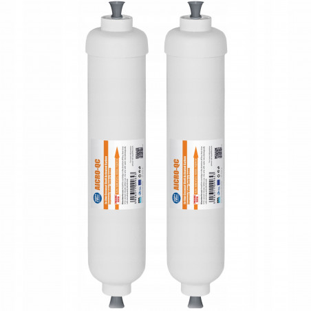 2x WATER FILTER CARTRIDGE FOR AICRO-QC SAMSUNG LG REFRIGERATORS