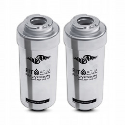 2x SHOWER FILTER AWF-SWR-P-M FITAqua SILVER