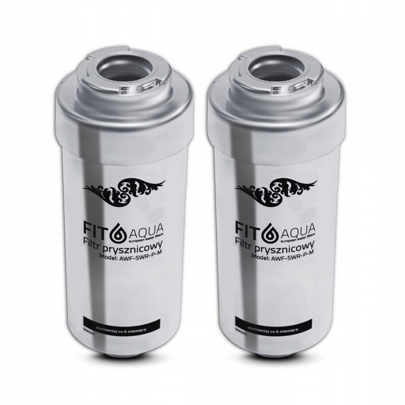 2x FILTR PRYSZNICOWY AWF-SWR-P-M FITAqua SREBRNY 2x FILTR PRYSZNICOWY AWF-SWR-P-M FITAqua SREBRNY