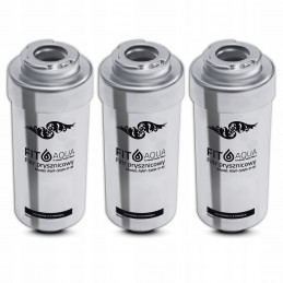3x SHOWER FILTER AWF-SWR-P-M FITAqua SILVER