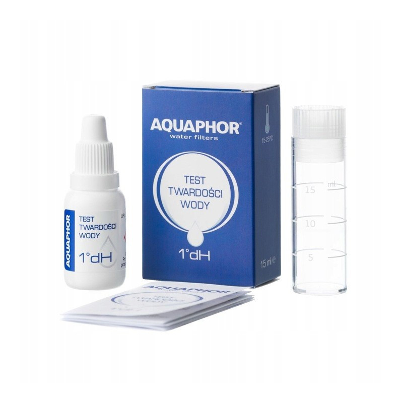 Tester tvrdosti vody AQUAPHOR test kapkový dH