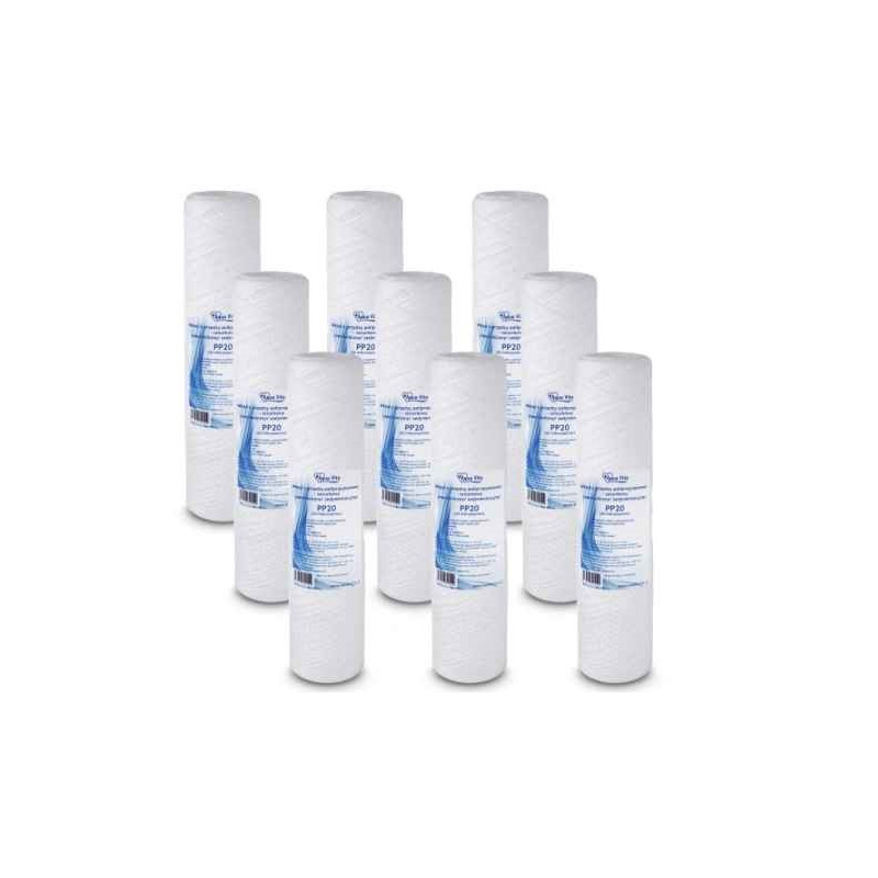 PP20 String filter cartridge for AquaVita water 9 pcs.