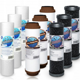 WKLADY DO FILTRU VODY 3 STUPNĚ CELÝ DŮM FCCFE