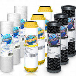 WKLADY DO FILTRU VODY 3 STUPŇOVÉ CELÝ DŮM FCCST