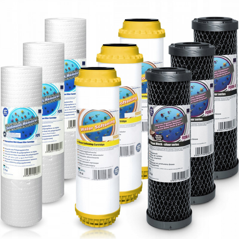 WHOLE HOUSE 3-STAGE WATER FILTER CARTRIDGES FCCST