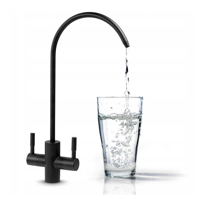 ČIERNY KRAŇ NA FILTRÁCIU VODY OSMOZY RO6 RO7 RO8 RO9