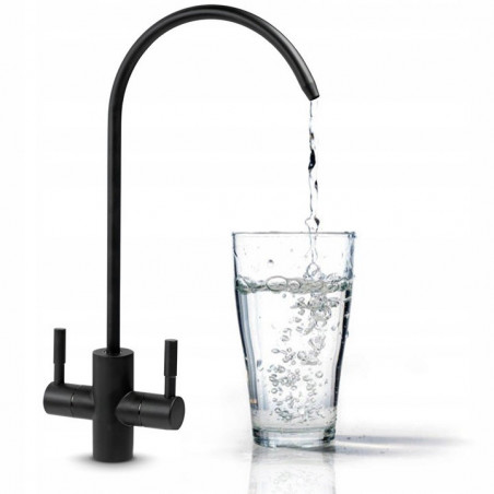 ČIERNY KRAŇ NA FILTRÁCIU VODY OSMOZY RO6 RO7 RO8 RO9