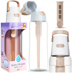 Fľaša filtrujúca DAFI SOLID 0,7l cappuccino s filtrom | MojaVoda.com