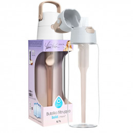 Fľaša filtrujúca DAFI SOLID 0,7l cappuccino s filtrom | MojaVoda.com