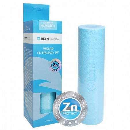 ANTIBACTERIAL WATER FILTER CARTRIDGE 1 MICRON 10'' USTM