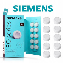 Tablety na čištění kávovarů 2v1 SIEMENS 10 ks. Čisticí
