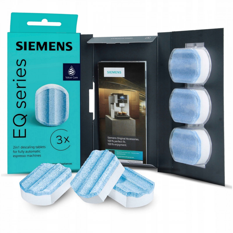 Odkaměňovač pro kávovar SIEMENS 3 ks. Odstraňovací tablety TZ80002N