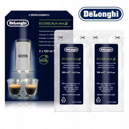 Очищувач для кавоварки DELONGHI 2x100 мл Рідина для видалення накипу
