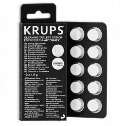 KRUPS XS3000 Cleaning Tablets for Coffee Machine x10