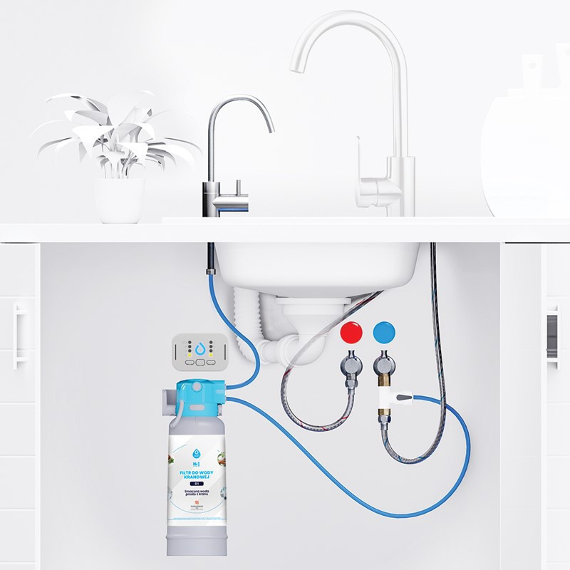 DAFI FLOW COMFORT Flow Water Filter for Clean Tap Water
