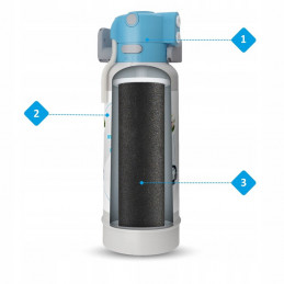 Filtr vody prietokový DAFI FLOW COMFORT + čierny kohútik | MojaVoda.com