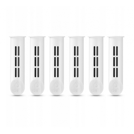 6 filters for DAFI SOFT SOLID filtering bottle white universal cartridges