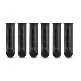 6 filtrů do filtrační láhve DAFI SOFT SOLID Černé univerzální náplně