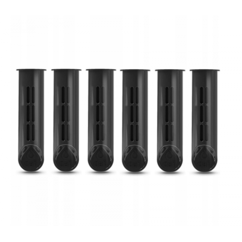 6 filters for DAFI SOFT SOLID water filter bottle Black universal cartridges 6 filters for DAFI SOFT SOLID water filter bottle Black universal cartridges