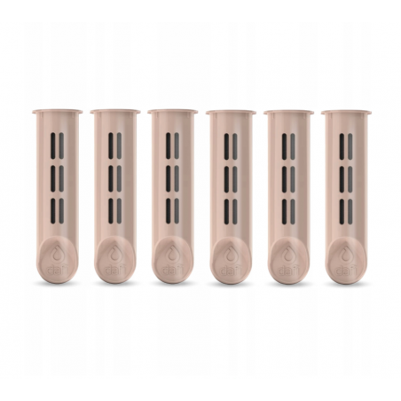 6 фільтрів для фільтрувальної пляшки DAFI SOFT SOLID Cappuccino універсальні картриджі