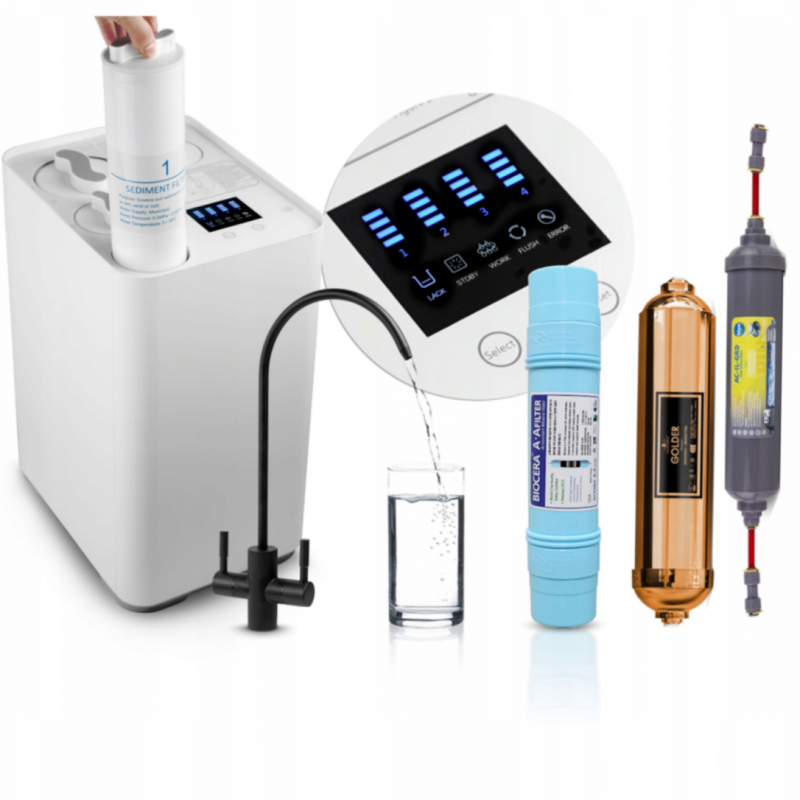 RO600 Water Filter Reverse Osmosis IONIZER - STRUCTURIZER RO600 Water Filter Reverse Osmosis IONIZER - STRUCTURIZER