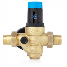 Pressure Reducer 3/4" with Filter Manometer Scale BRASS | MojaWoda.com