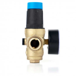 Pressure Reducer 3/4" with Filter Manometer Scale BRASS | MojaWoda.com