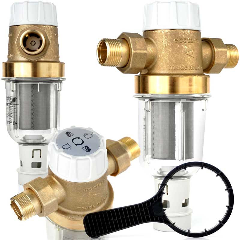 Фільтр для води 5/4" з промиванням OTTOCLEAN OTTONE | MojaWoda.com