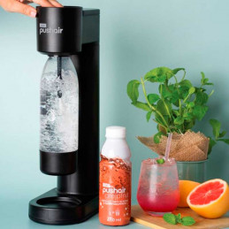 Сатуратора для води PUSHAIR DAFI чорний | MojaWoda.com