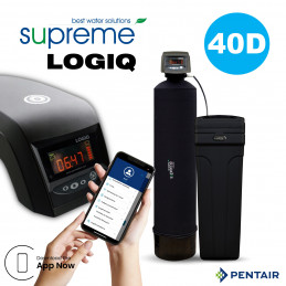 Supreme LOGIQ 40D profesjonalny dwuelementowy zmiękczacz wody | MojaWoda.com