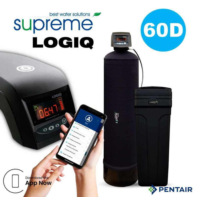 Supreme LOGIQ 60D profesionálny dvojprvkový zmäkčovač vody | MojaVoda.com
