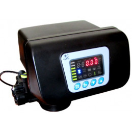 RX control head for volumetric water softener