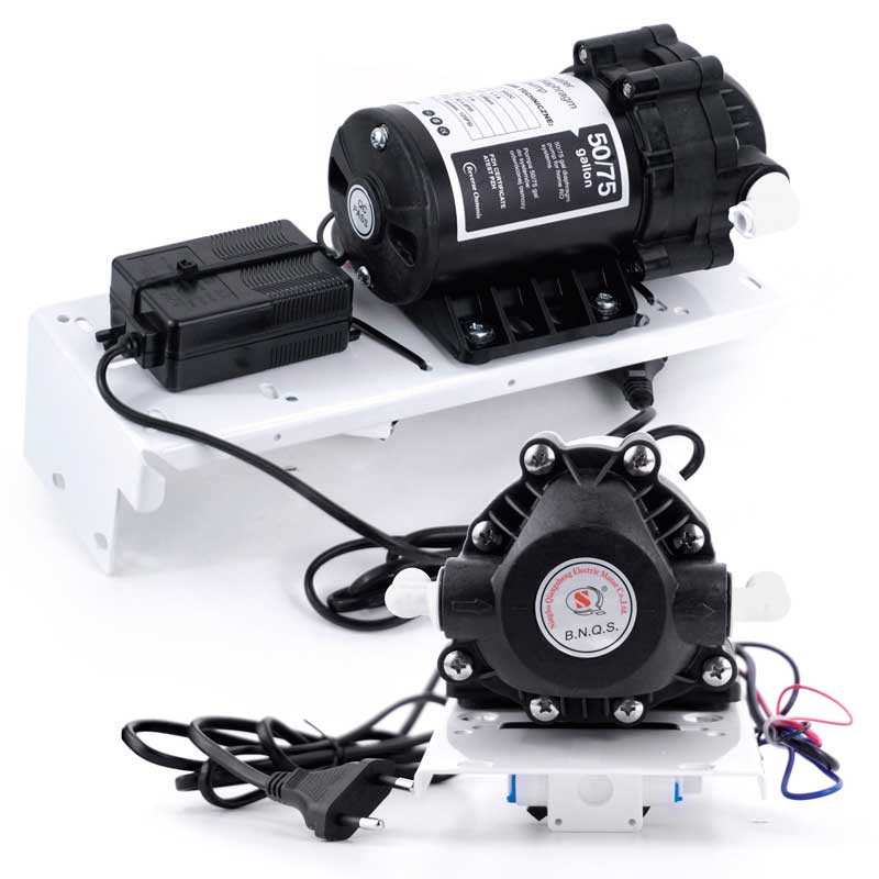 50/75 GPD Pressure Pump for Reverse Osmosis Water Filter | MojaWoda.com