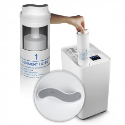 RO600 Tankless Water Filter Reverse Osmosis + BIOCERA Ionizer | MojaWoda.com