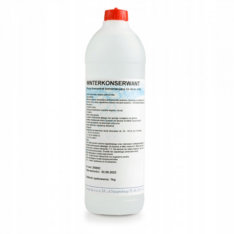 WINTER POOL WINTERIZATION LIQUID CONSERVANT AGENT FOR WINTER