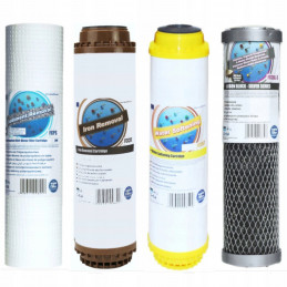 WHOLE HOUSE WATER FILTER CARTRIDGES 4-STAGE