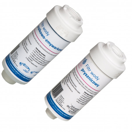 SHOWER + WASHING MACHINE WATER FILTER SET