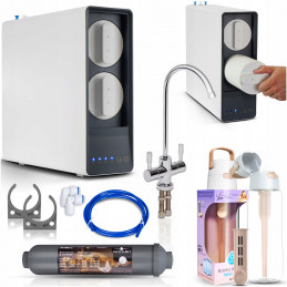 Filtr vody s reverznou osmózou RO600 MINI + mineralizátor fľaša DAFI SOLID
