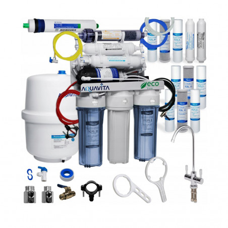 OSMOZA RO7 FILTR WODY JONIZATOR REDOX - 400 POMPA + KOMPLET WKŁADÓW
