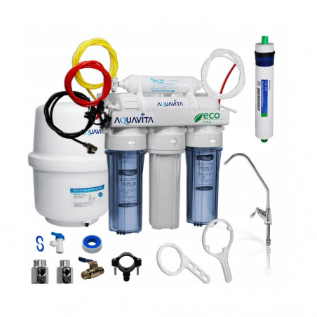 UNDER-SINK WATER FILTER REVERSE OSMOSIS RO5 AQUAVITA