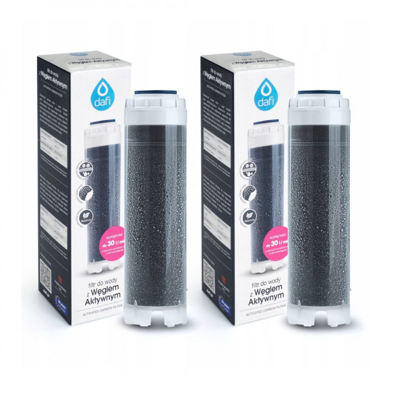 2x DAFI 10" Carbon Water Filter Flow Filter Cartridge for the Whole House
