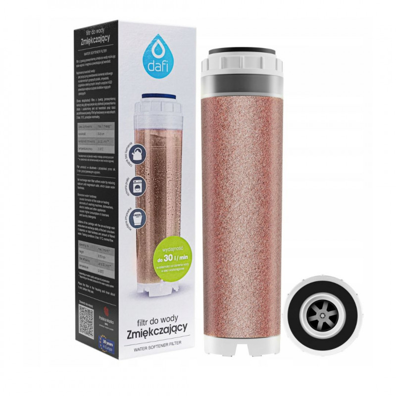 Фільтр для води, що пом'якшує DAFI 10" Фільтруючий картридж для води для всього будинку, пом'якшувач