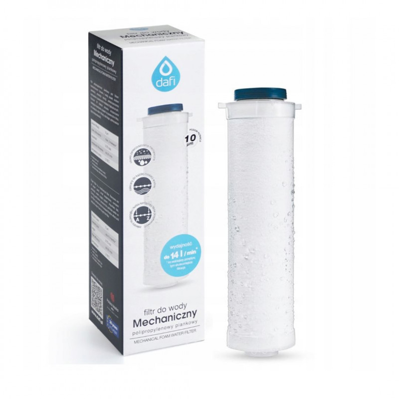 DAFI 10 MIC Mechanical Water Filter Polypropylene Cartridge for Home Water