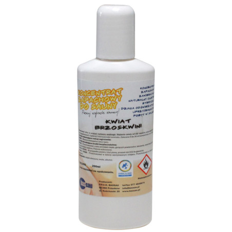 KONCENTRAT ZAPACHOWY DO SAUNY ZAPACH BRZOSKWINI 200ML