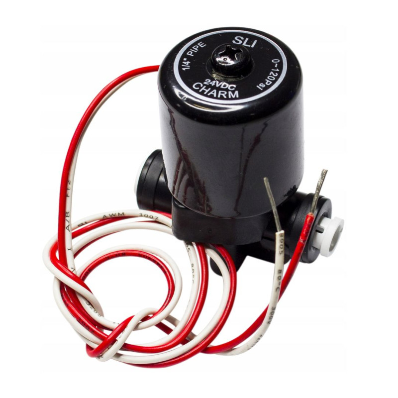 ELEKTROMAGNETICKÝ VENTIL 24V PRO VODU OSMÓZOVÉHO FILTRU 1/4"